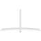 Ekena Millwork Bellingham Architectural Grade PVC Gable Bracket, 96"W x 52"H x 4"D x 4"F, 13/12 Pitch GBP096X52X0404BEL00 - alternate 2